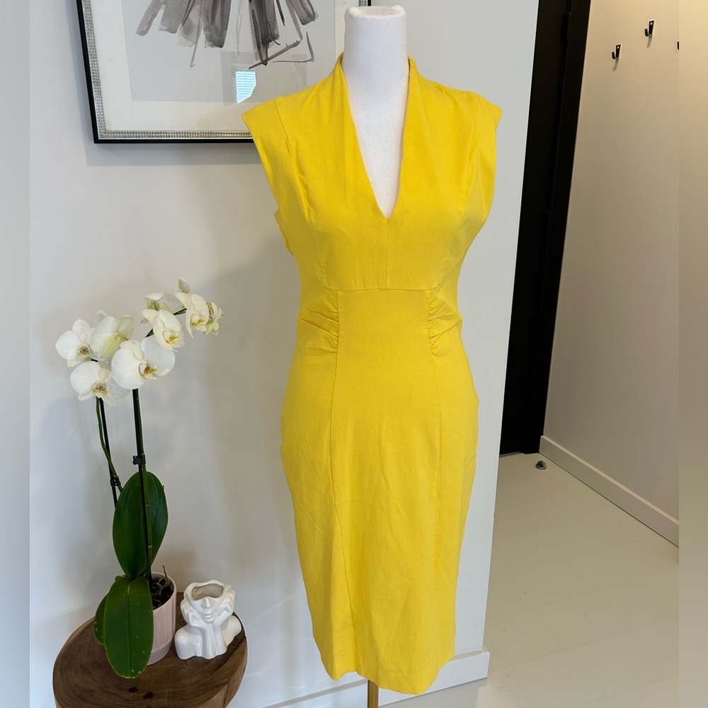 Laundry brand Dress in Yellow